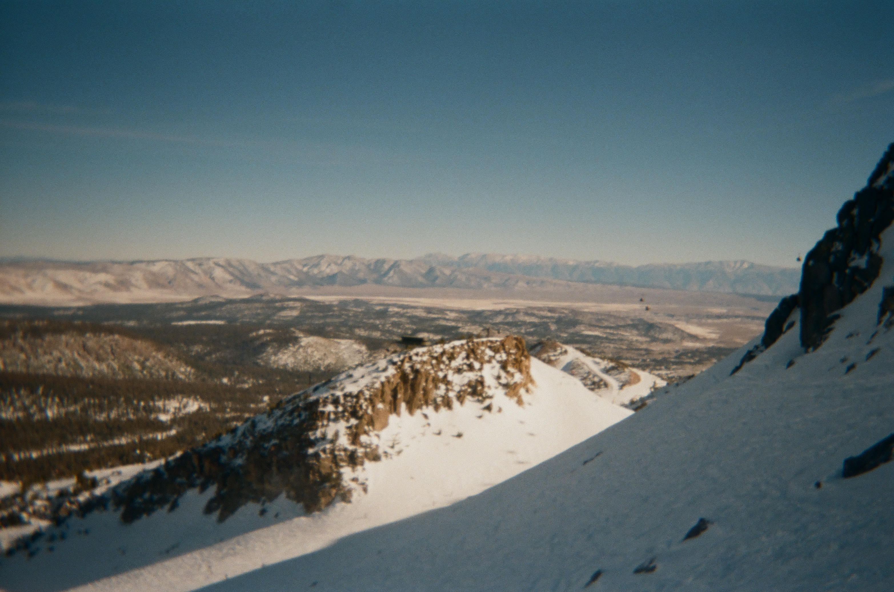 Beautiful view at the top of the mountain.
