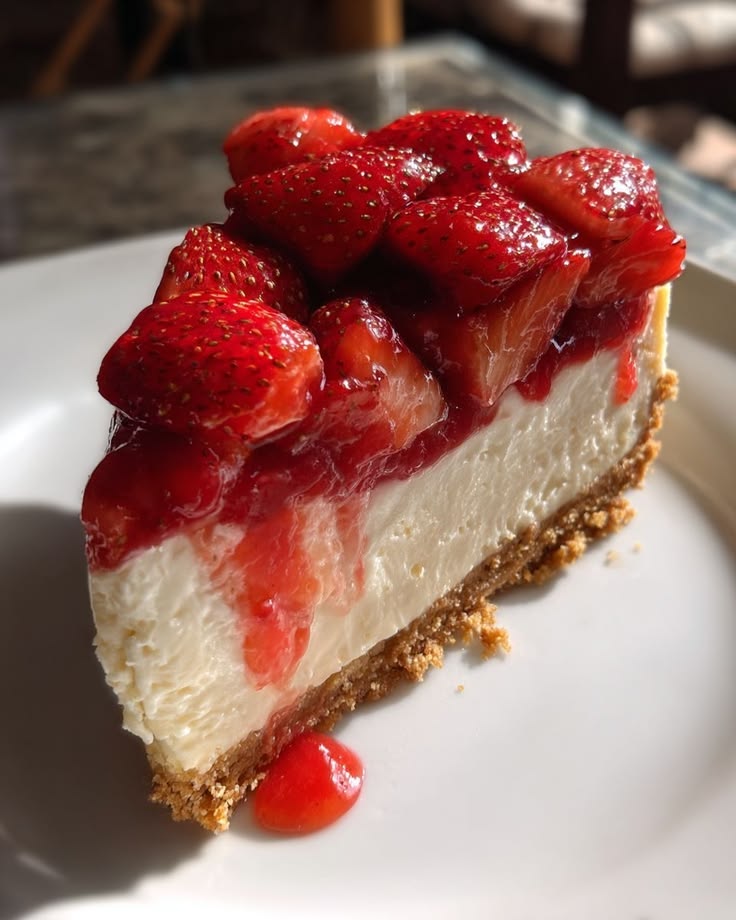 Strawberry Cheesecake Slice